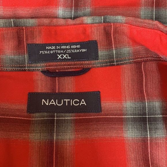 SzXXL Nautica Button Down Shirt - Picture 6 of 6